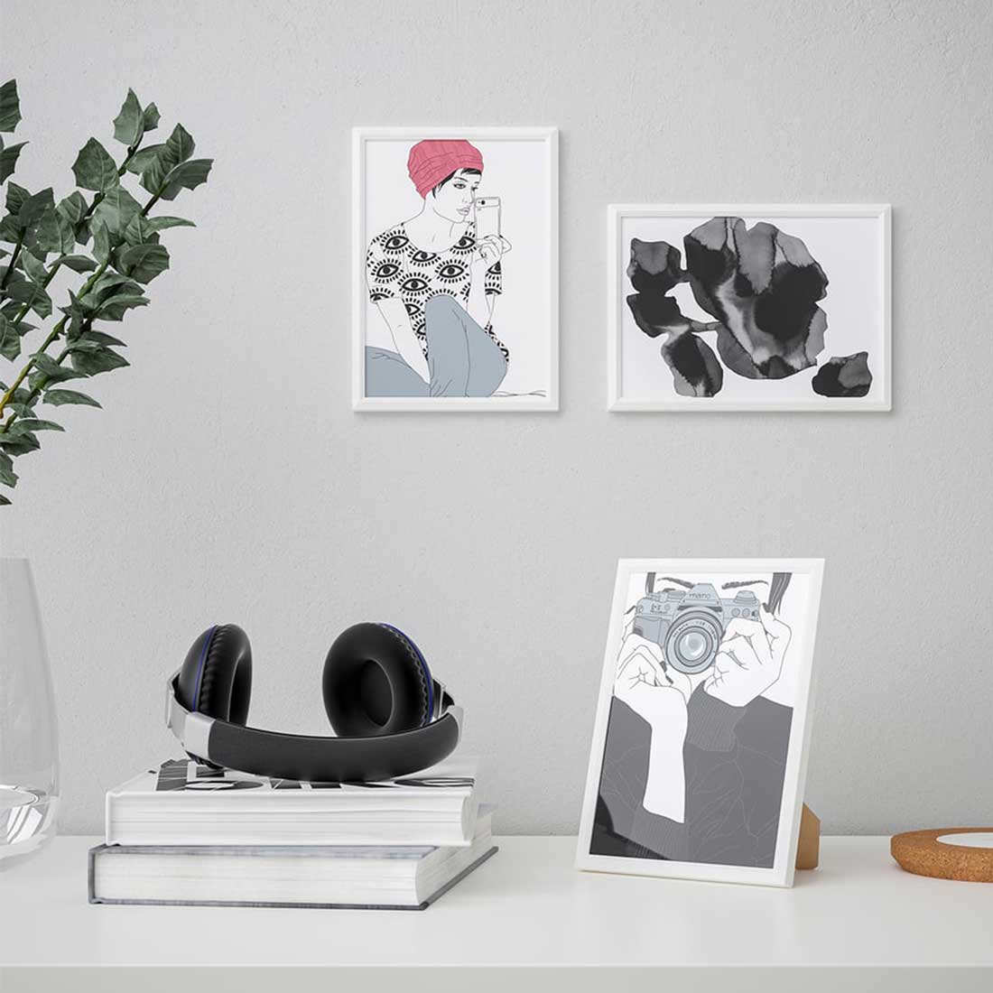 قاب عکس ایکیا مدل IKEA YLLEVAD سایز 18×13 سانتی متر